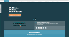 Desktop Screenshot of peninsulawellnesscentre.com